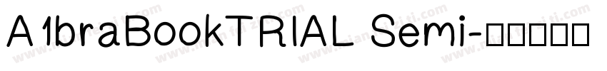 A1braBookTRIAL Semi字体转换